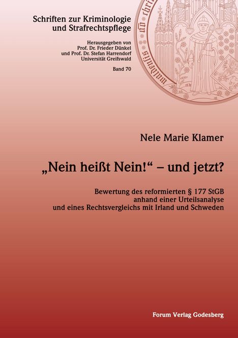 Nele Marie Klamer: ¿Nein heißt Nein!¿ ¿ und jetzt?, Buch