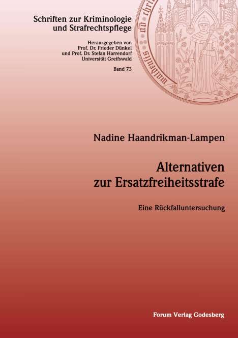 Nadine Haandrikman-Lampen: Alternativen zur Ersatzfreiheitsstrafe, Buch