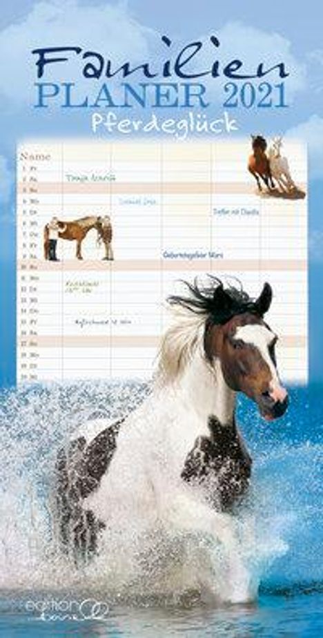 Gabriele Boiselle: Boiselle, G: Familienplaner Pferd 2021, Kalender