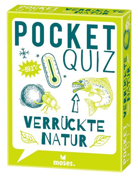 Nicola Berger: Pocket Quiz Verrückte Natur, Spiele