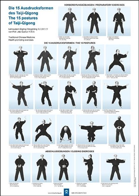 Die 15 Ausdrucksformen des Taiji Qigong Poster, Diverse