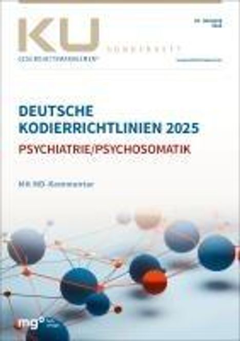 Dienst der Krankenver: Deutsche Kodierrichtlinien für die Psychiatrie/Psychosomatik 2025 mit MD-Kommentar, Buch