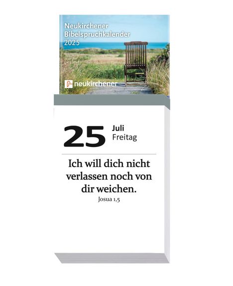 Neukirchener Bibelspruchkalender 2025, Kalender
