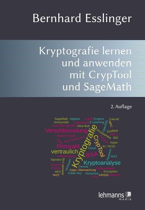 Bernhard Esslinger: Das CrypTool-Buch: Kryptografie lernen und anwenden mit CrypTool und SageMath, Buch