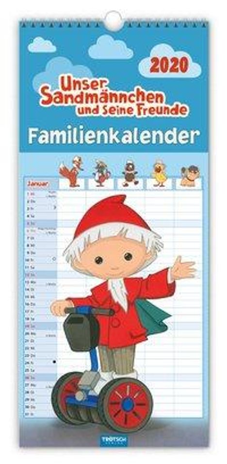 Familienkalender Sandmännchen 2020, Diverse