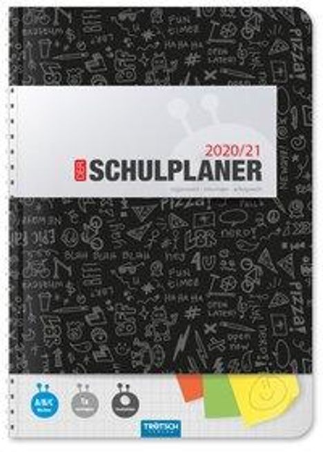 Trötsch Schulplaner "Schwarz" 2020/2021, Buch
