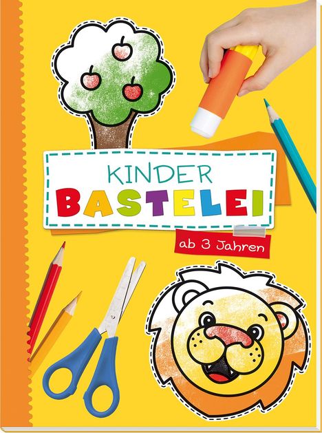 Trötsch Bastelbuch mit Bastelbögen Kinderbastelei ab 3 Jahren, Buch
