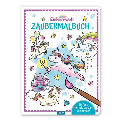 Trötsch Zaubermalbuch Einhornwelt, Diverse