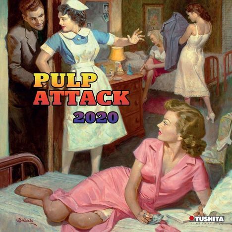 Pulp Attack 2020. Media Illustration, Diverse