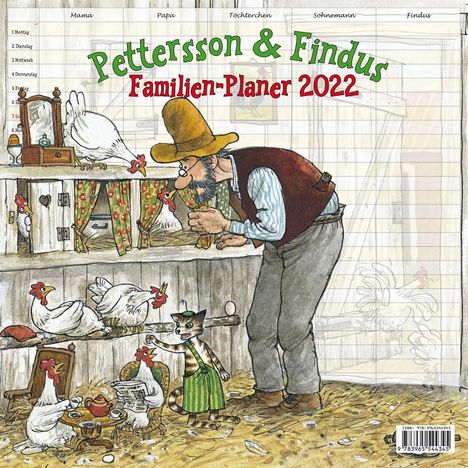 Pettersson &amp; Findus 2022 Media Illustration, Kalender