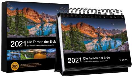 Tischkalender Die Farben der Erde 2021, Kalender