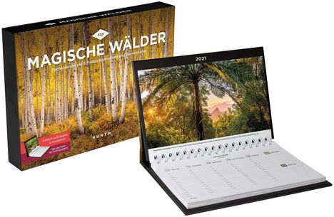 Magische Wälder Tischkalender 2021, Kalender