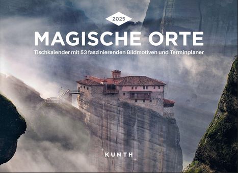 Magische Orte - KUNTH Tischkalender 2025, Kalender