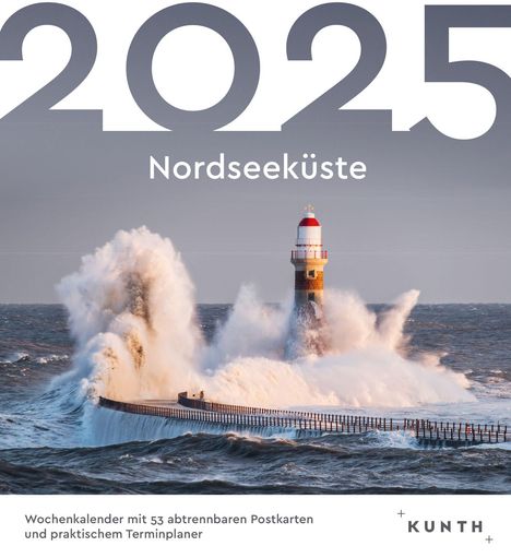 Nordseeküste - KUNTH Postkartenkalender 2025, Kalender