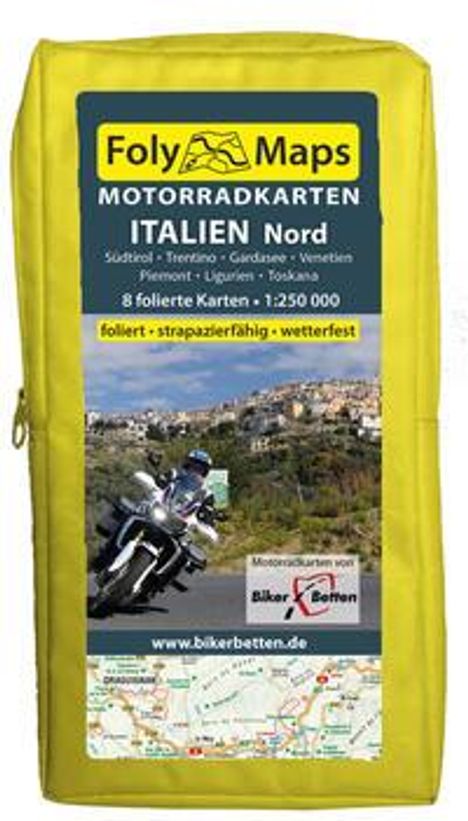 FolyMaps Motorradkarten Italien Nord, Karten