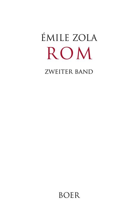 Émile Zola: Rom Band 2, Buch