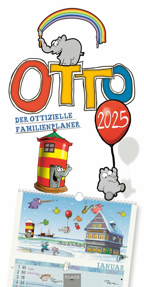 Otto Waalkes: Otto 2025 - Otto Waalkes &amp; Ottifanten, Kalender