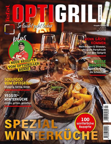 Tefal OptiGrill Magazin - Spezial Winterküche Weihnachten, Buch