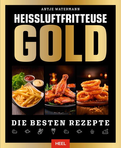 Heißluftfritteuse GOLD, Buch