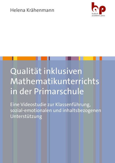 Helena Krähenmann: Qualität inklusiven Mathematikunterrichts in der Primarschule, Buch