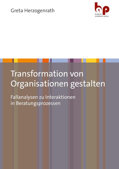 Greta Herzogenrath: Transformation von Organisationen gestalten, Buch