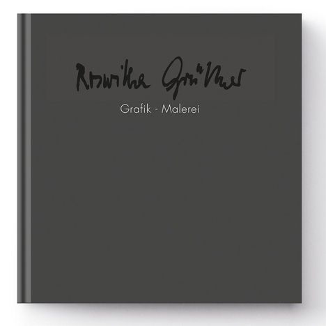 Oben steht ein unleserlicher Schriftzug, darunter "Grafik - Malerei". Ein dunkles Buchcover.