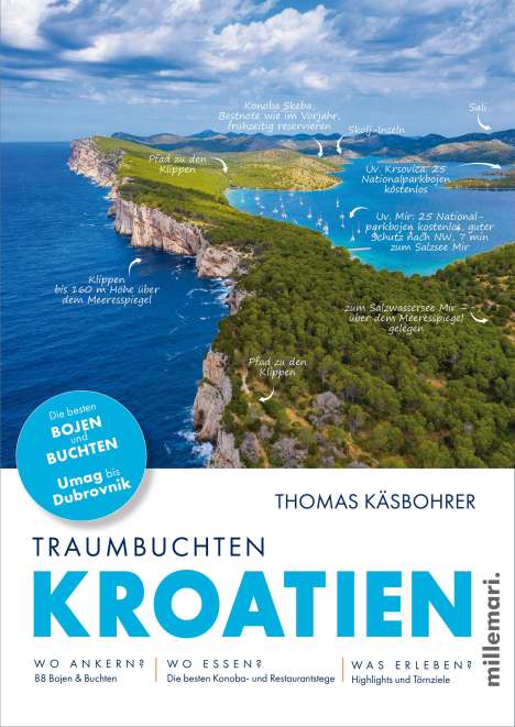 Thomas Käsbohrer: Traumbuchten Kroatien, Buch