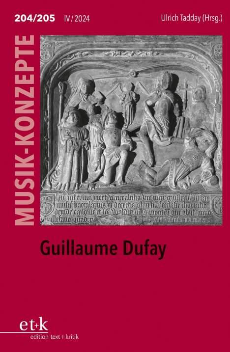Guillaume Dufay, Buch