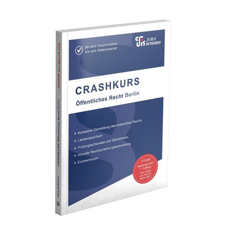 Dirk Kues: CRASHKURS Öffentliches Recht - Berlin, Buch