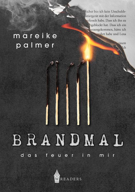 Mareike Palmer: Brandmal, Buch