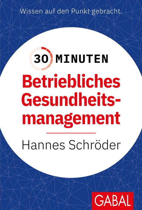 Hannes Schröder: 30 Minuten Betriebliches Gesundheitsmanagement (BGM), Buch