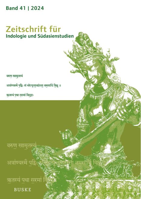 Zeitschrift für Indologie und Südasienstudien, Band 41 (2024), Buch