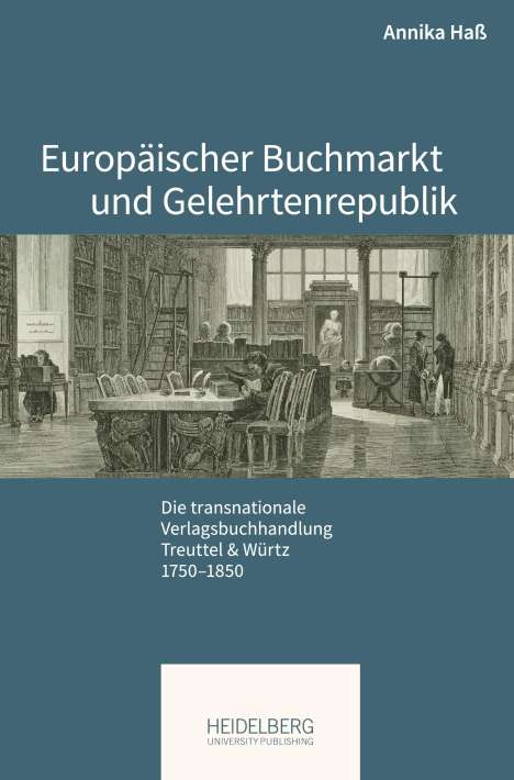 Annika Haß: Europäischer Buchmarkt und Gelehrtenrepublik, Buch