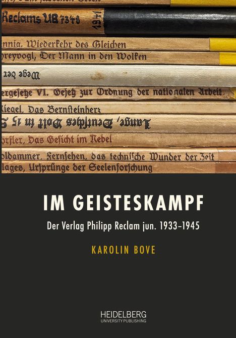 Karolin Bove: Im Geisteskampf, Buch