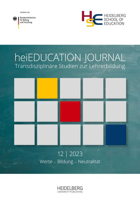 heiEDUCATION¿JOURNAL / Werte ¿ Bildung ¿ Neutralität, Buch