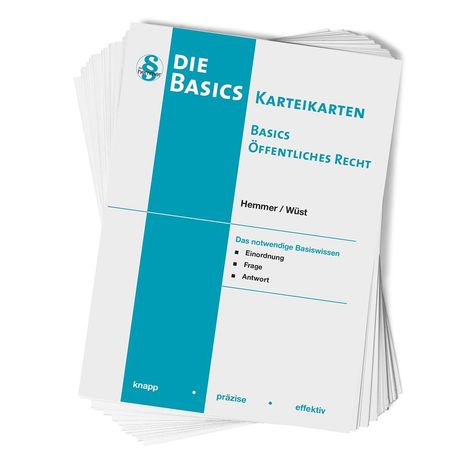 Karl-Edmund Hemmer: Karteikarten Basics - Öffentliches Recht, Diverse