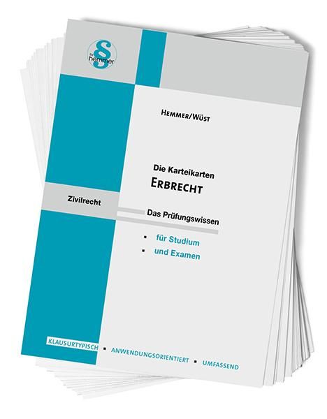 Karl-Edmund Hemmer: Karteikarten Erbrecht, Diverse