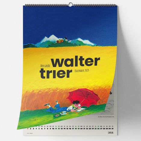 Der große Walter Trier Wandkalender 2025, Kalender