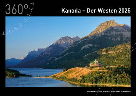 360° Kanada - Der Westen Premiumkalender 2025, Kalender