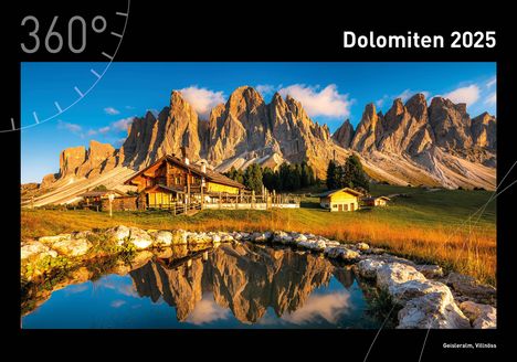 360° Dolomiten Premiumkalender 2025, Kalender