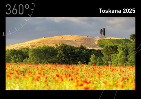 360° Toskana Premiumkalender 2025, Kalender
