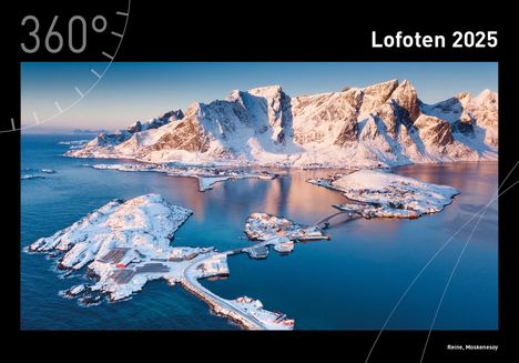 360° Lofoten Premiumkalender 2025, Kalender