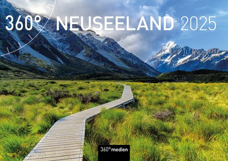 Christian Heeb: 360° Neuseeland Broschürenkalender 2025, Kalender