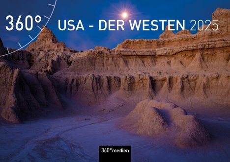 360° USA - Der Westen Broschürenkalender 2025, Kalender