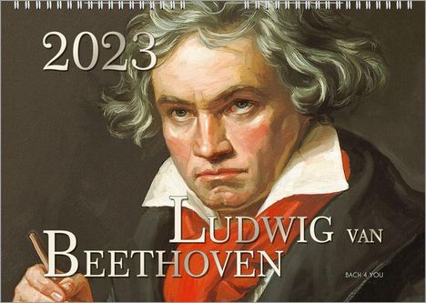 Peter Bach: Bach, P: Beethoven-Kalender 2023, DIN A4, Kalender