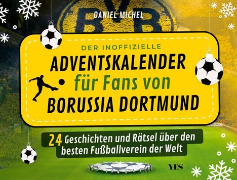 "Der inoffizielle Adventskalender für Fans von Borussia Dortmund. 24 Geschichten und Rätsel über den besten Fußballverein."