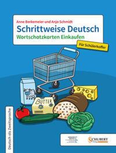 Anne Berkemeier: Schrittweise Deutsch / Wortschatzkarten Einkaufen für Schülerkoffer, Buch