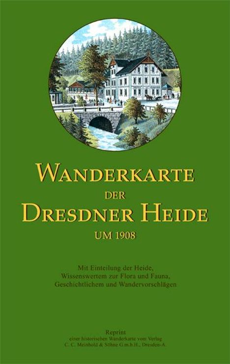 Wanderkarte der Dresdner Heide um 1908, Karten