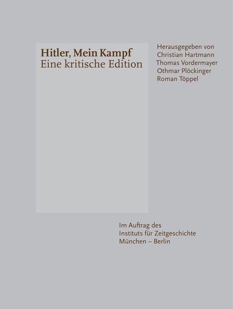 Hitler, Mein Kampf - Eine kritische Edition, 2 Bücher