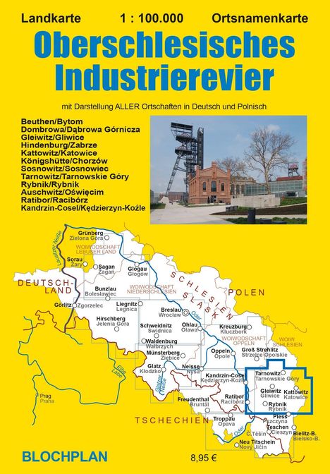 Dirk Bloch: Landkarte Oberschlesisches Industrierevier 1:100 000, Karten